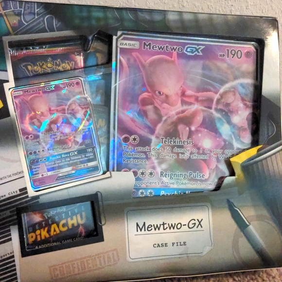 mewtwo pokemon detective pikachu card Amazon.com: INNOVA Jumbo Size GX SM196 Promo Holo Foil Trading Card (1) : Toys & Games And thats not all Pokemon Card Special Jumbo Card